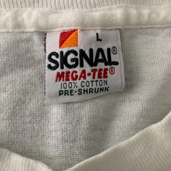 Vintage Sea World Crewneck T Shirt L White Single Stitch Shamu Short Sleeves - Picture 6 of 7